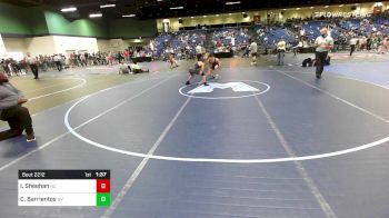 120 lbs Consi Of 32 #1 - Isaac Sheehan, NC vs Caden Barrientos, NY