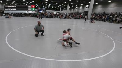 132 lbs Cons. Sub-rd Of 32 - Jack Border, Iowa vs Jacob Weiler, Kearney High School Wrestling