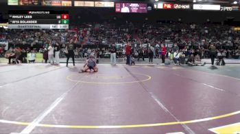 110 lbs Quarterfinal - Rhiley Lees, LaGrande vs Mya Bolander, Idaho Falls