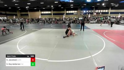 146 lbs Semifinal - Gavin Jacobsen, Aurora Nebraska vs Shant Bayrakdarian, The Club