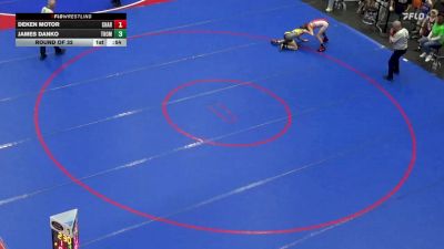 96 lbs Round Of 32 - Deken Motor, Chartiers Houston vs James Danko, Thomas Jefferson