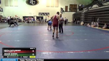 220 lbs Round 1 (8 Team) - Brodie Barnes, Mortimer Jordan HS vs Keith Castleberry, Shelby County