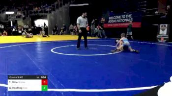 45 lbs Consi Of 8 #2 - Carter Gilbert, Terminator Wrestling Academy vs Wesley Hoefling, Iowa Elite