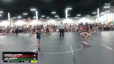 56 lbs Round 2 (6 Team) - Jackson Claycomb, U2 Upstate Uprising vs Jack Sanders, Revolution