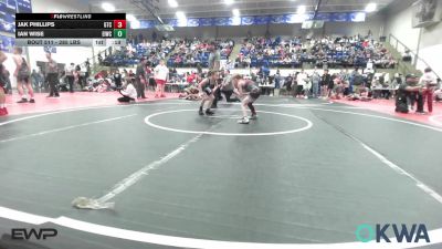 52 lbs Quarterfinal - Alex Korte, Wagoner Takedown Club vs Reagan Garland, Berryhill Wrestling Club