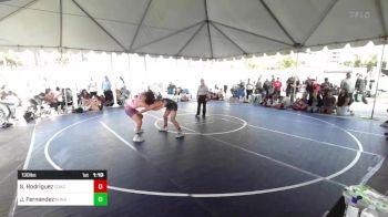 130 lbs Rr Rnd 4 - Sebastian Rodriguez, Coachella Valley WC vs Jacob Fernandez, Sunkist Kids/ Monster Garage