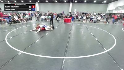 215 lbs Elijah Dilworth, Team Idaho vs Layne O'Neil, Team Michigan - Blue