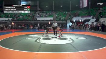 7A 138 lbs Cons. Round 2 - Allan Cobon, Albertville vs Mycah Martin, Hoover