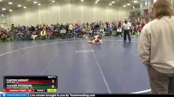 152 lbs Round 3 (6 Team) - Tucker Peterson, South Dakota Lightning vs Carter Wright, Iowa Red