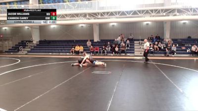 165 lbs Cons. Round 5 - Jacob Williams, Northern State vs Cannon Carey, Concordia (Neb.)