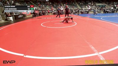 67 lbs 5th Place - Kyson Sides, WTC vs Luis Quinones, Top Rank Hammers