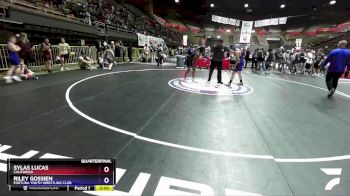 117 lbs Quarterfinal - Sylas Lucas, California vs Riley Gossien, Fortuna Youth Wrestling Club