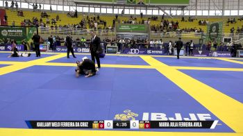 Maria Julia Ferreira Avila vs Kaillany Melo Ferreira Da Cruz 2025 Brasileiro Jiu-Jitsu IBJJF