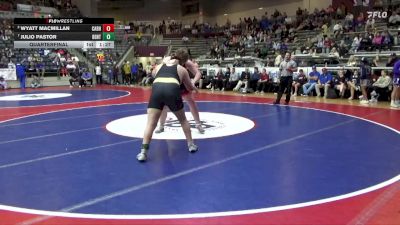6A 285 lbs Quarterfinal - Julio Pastor, BENTONVILLE HIGH SCHOOL vs Wyatt Macmillan, CABOT HIGH SCHOOL