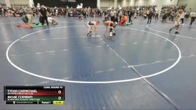 138 lbs Cons. Round 10 - Tycho Carmichael, Big Game Wrestling Club vs Richie Clementi, Gladiators Academy Wrestling