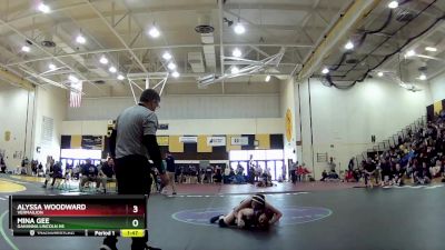 125 lbs Quarterfinal - Alyssa Woodward, Vermailion vs Mina Gee, Gahanna Lincoln HS