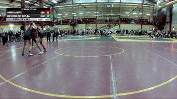 115 lbs Cons. Round 3 - Kristen DeLaRosa, Broken Arrow vs Amelia Riazi, Cabell Midland HS