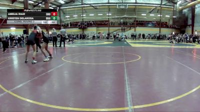 115 lbs Cons. Round 3 - Kristen DeLaRosa, Broken Arrow vs Amelia Riazi, Cabell Midland HS