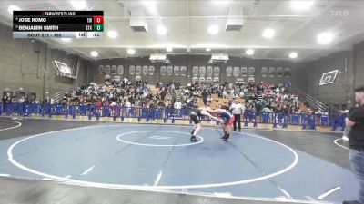 150 lbs Cons. Round 2 - Benjamin Smith, Stockdale vs Jose Romo, Tulare Western