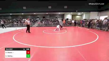 170 lbs Consi Of 64 #2 - Adrien Reyes, CA vs Cooper Wettig, IL
