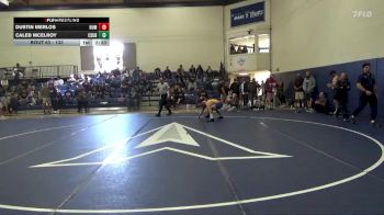 133 lbs Quarterfinal - Dustin Merlos, Cal Poly Humbolt vs Caleb McElroy, Cal State Bakersfield