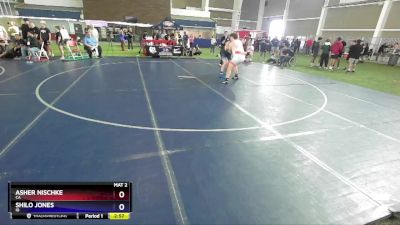 285 lbs Quarterfinal - Asher Nischke, CA vs Shilo Jones, ID