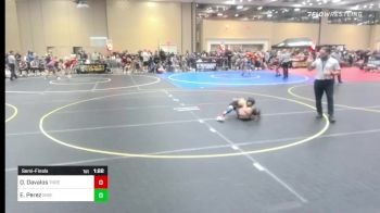 72 lbs Semifinal - Olivia Davalos, Threshold WC vs Emily Perez, Misfits