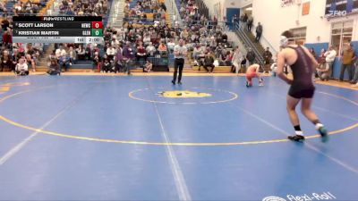 138 lbs Quarterfinal - Kristian Martin, Glenrock vs Scott Larson, Newcastle