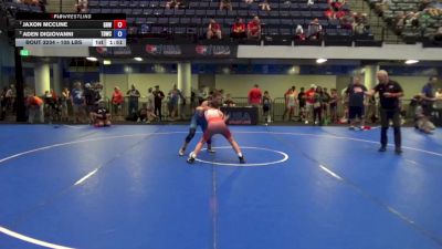 105 lbs Quarters - Jaxon McCune, Gold Rush Wrestling vs Aden DiGiovanni, Team Donahoe Wrestling Club