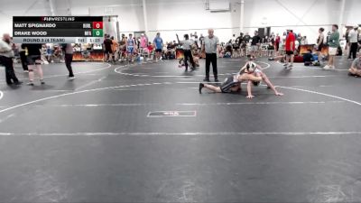 138 lbs Round 3 (4 Team) - Matt Spignardo, Reverence United Black vs Drake Wood, MF Army