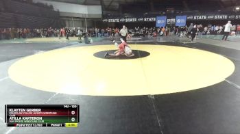 120 lbs Champ. Round 2 - Klayten Gerber, Enumclaw Yellow Jackets Wrestling Club vs Atilla Karteron, Sua Sponte Wrestling Club