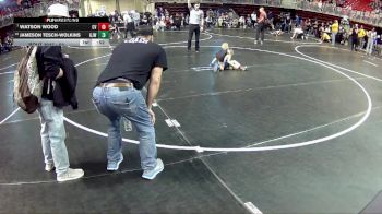 50 lbs Champ. Round 1 - Watson Wood, Central Valley vs Jameson Tesch-Wolkins, Gordon/Rushville Jr. Wrestling