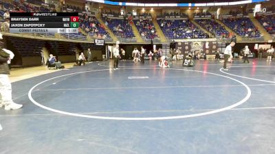 100 lbs Consy Pigtails - Brayden Darr, Waynesburg vs Jaxon Zapotpcky, Hazleton Area