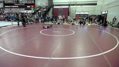 70 lbs Champ. Round 2 - Hadley Christie, GRYND Wrestling vs Kenley Kierstead-Hahn