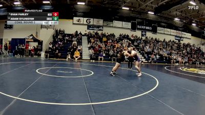 184 lbs Cons. Round 2 - Adam Sylvester, Southwest Minnesota State vs Evan Farley, Minnesota State