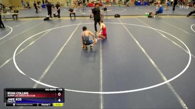 138 lbs 1st Place Match - Ryan Collins, Albert Lea Wrestling Club vs Jake Kos, MnElite