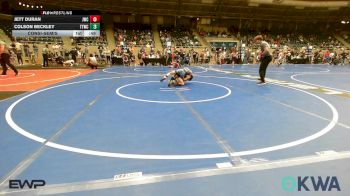 70 lbs Consolation - Jett Duran, Jay Wrestling Club vs Colson Beckley, Team Tulsa Wrestling Club