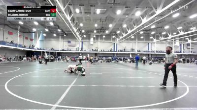 133 lbs Consi Of 16 #1 - Sean Garretson, Navy Wrestling Club - UnAttached vs Dillion Arrick, Binghamton University