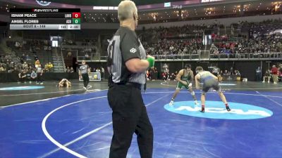 149 lbs Prelim - Isham Peace, Lander vs Angel Flores, Adams St.