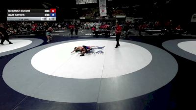 115 lbs Jeremiah Duran, OCWA - Orange County Wrestling Association vs Liam Batres, KTWA-Kings-Tulare Wrestling Association
