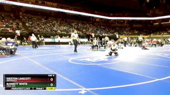 150 Class 1 lbs Champ. Round 1 - Weston Linscott, Brookfield vs Barrett White, Lone Jack