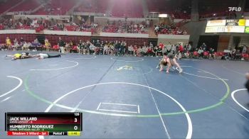 126 lbs Quarters & 1st Wb (16 Team) - Jack Willard, Lucas Lovejoy vs Humberto Rodriguez, Comal Smithson Valley