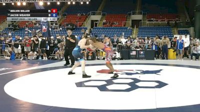 165 lbs Champ. Rd Of 32 - Melvin Miller, Pennsylvania vs Jacob Weaver, Indiana