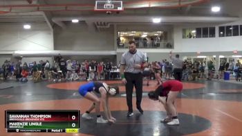 105 lbs Cons. Round 2 - Savannah Thompson, BRECKSVILLE-BROADVIEW HTS vs Makenzie Lingle, BROOKVILLE