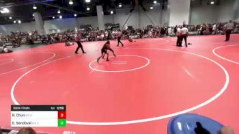 65 lbs Semifinal - Reign Chun, Golden Back vs Eli Sandoval, Gold Rush Wr Ac