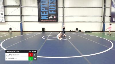 90 lbs Rr Rnd 2 - Jacob Campbell, Iron Horse Wrestling Club vs Brady Watson, Kraken
