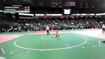 50 lbs Champ. Round 1 - Brandon Johnson, RTLA vs Tyler Hicklin, DONA