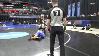 133 lbs Champ. Round 1 - Connor Kidd, Luther vs Coby Haney, Millikin