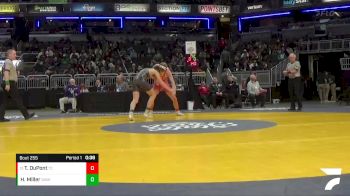 152 lbs 5th Place Match - Tyce DuPont, Tell City vs Hunter Miller, Wawasee