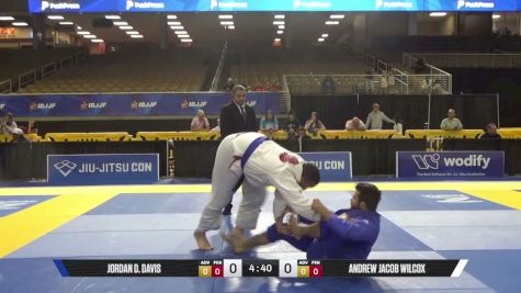 Andrew Jacob Wilcox vs Jordan D. Davis 2026 Pan Jiu Jitsu IBJJF Championship